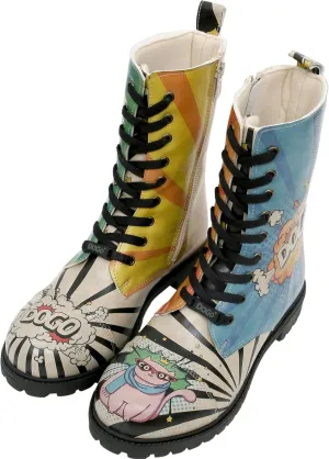 Zipsy Boots for Women - Handmade and Vegan Leather Mid Calf Boots for Women